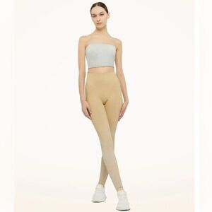 Wolford Moonshell Gold Shiny Leggings